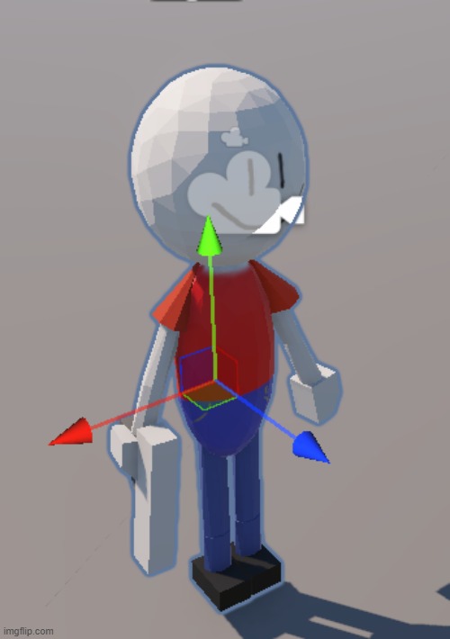 Fred wields gun. | made w/ Imgflip meme maker