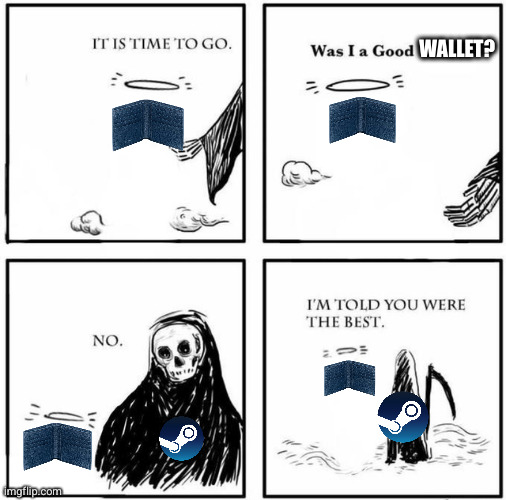 blank was i a good boy | WALLET? | image tagged in blank was i a good boy | made w/ Imgflip meme maker