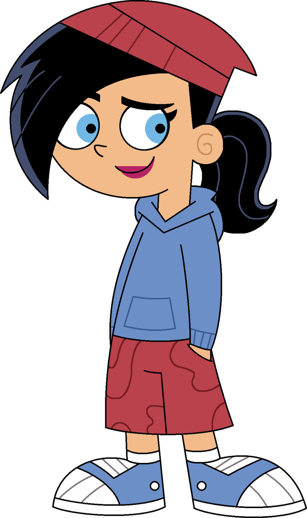 Human Dani Phantom (Fenton) Blank Meme Template