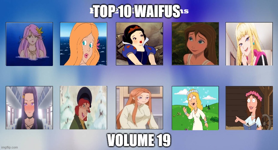 waifus volume 19 Blank Meme Template