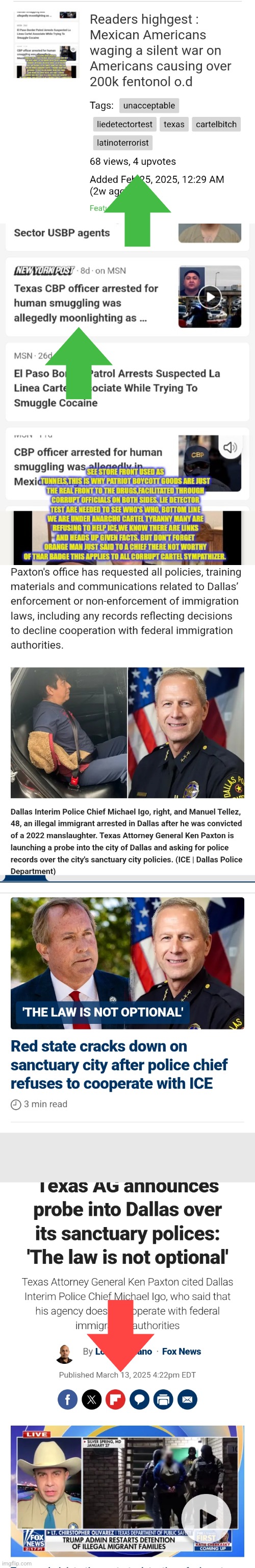 BREAKING NEWS DECODE CONFIRMED: Texas Demonrat towns colluding with illegals Ignoring 47 ,leftist revolting | image tagged in breaking news,wow,headofsnake,illegals,fu | made w/ Imgflip meme maker