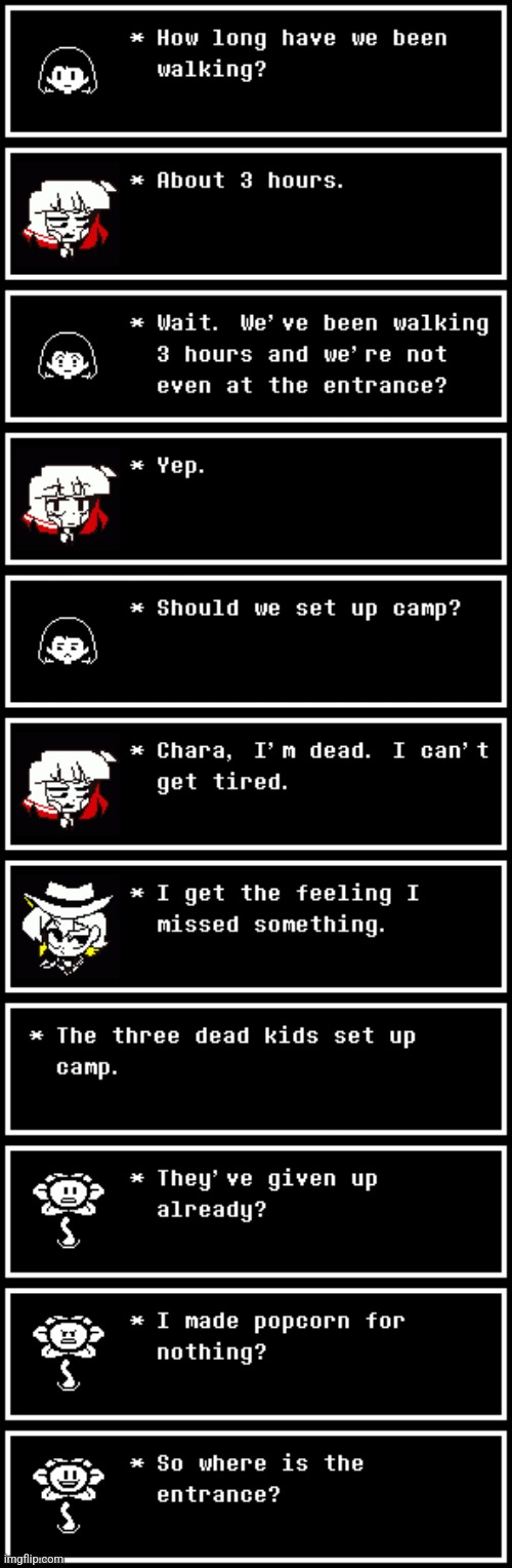 Intermission. | image tagged in undertale | made w/ Imgflip meme maker