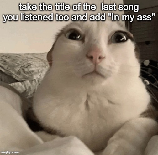 L'amour Toujours in my ass | take the title of the  last song you listened too and add "In my ass" | image tagged in goober | made w/ Imgflip meme maker