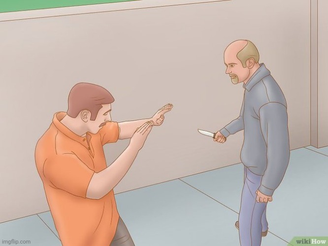 crazy stabbing | image tagged in crazy stabbing | made w/ Imgflip meme maker