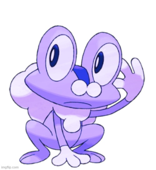 shiny froakie | made w/ Imgflip meme maker
