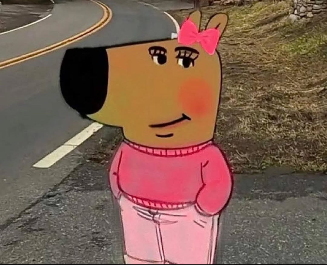 Chill girl Blank Meme Template