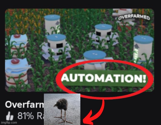 AUTOMATION!!!!!!!!! | made w/ Imgflip meme maker