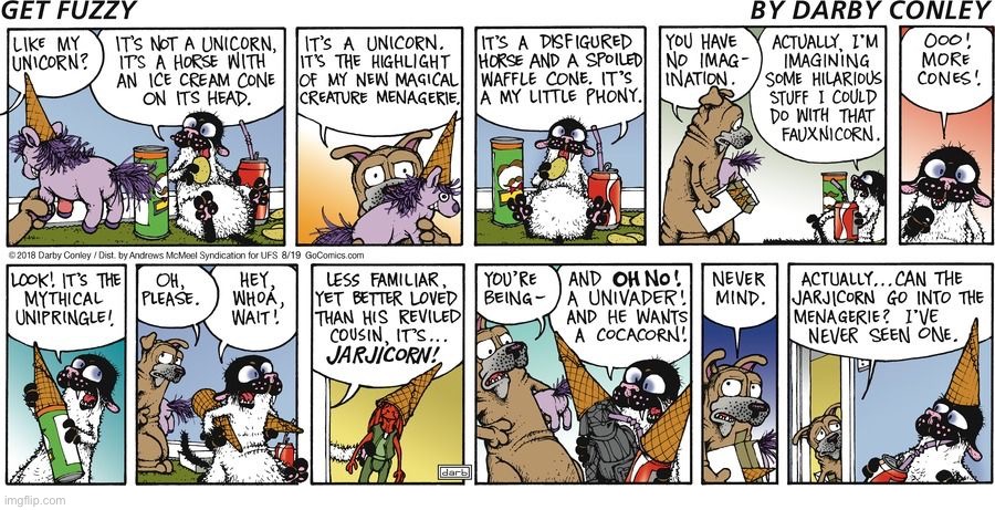Get Fuzzy | image tagged in comics | made w/ Imgflip meme maker
