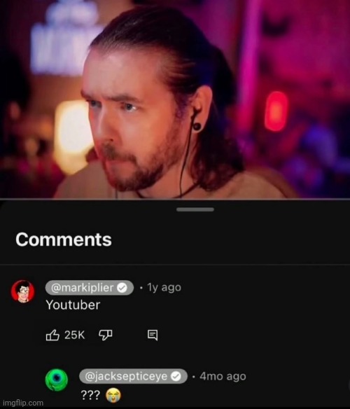 YouTuber | made w/ Imgflip meme maker