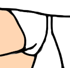 Princess Snow White's White Underwear Blank Meme Template