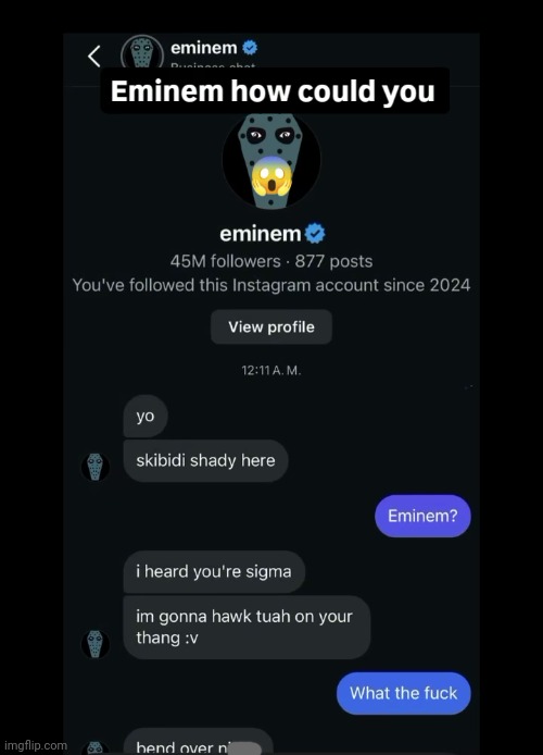 "u gonna cancel me yeah? Gen z me bruh" ahh blud | made w/ Imgflip meme maker