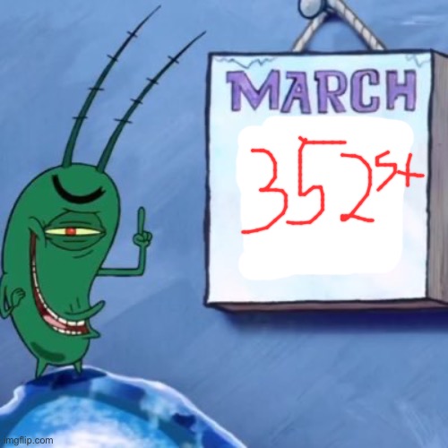 Today is | image tagged in plankton march 14th | made w/ Imgflip meme maker