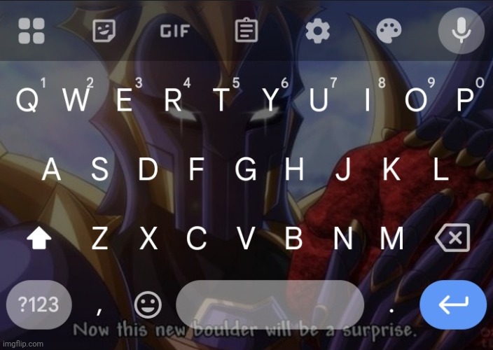 Keyboard wallpaper reveal | made w/ Imgflip meme maker