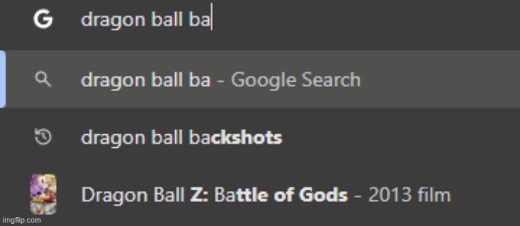 why tf does backshots pop up first im trying to find the movie | made w/ Imgflip meme maker
