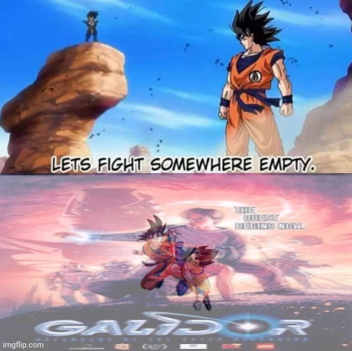 . | image tagged in let's fight somewhere empty | made w/ Imgflip meme maker