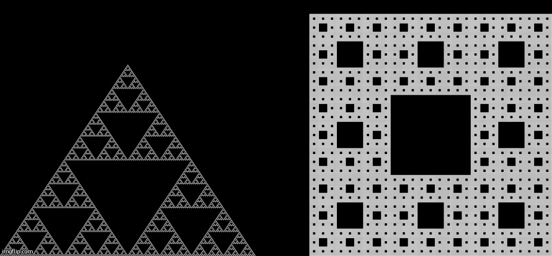 hi chat | image tagged in infinite triangle square | made w/ Imgflip meme maker
