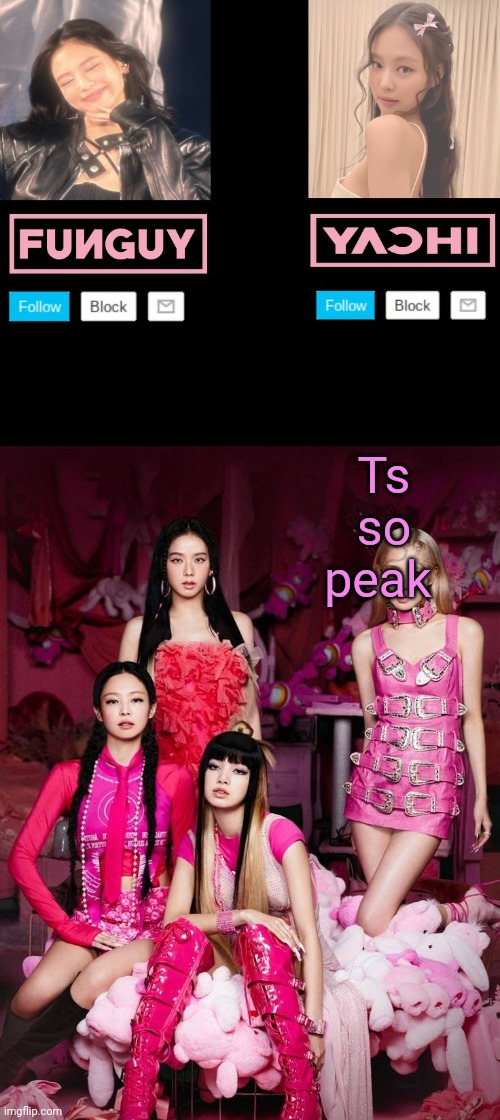 Funguy and yachi temp | Ts so peak | image tagged in funguy and yachi temp | made w/ Imgflip meme maker
