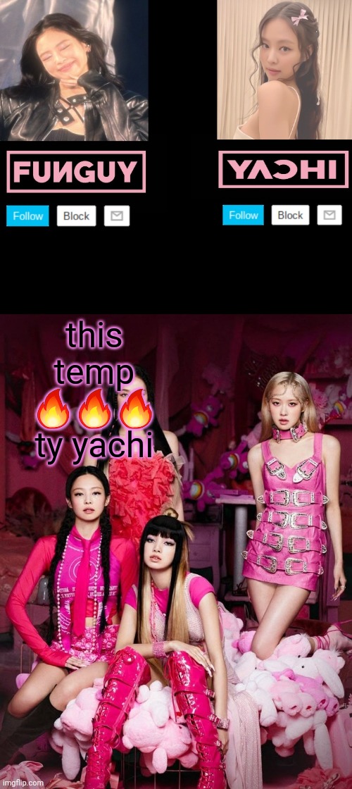 Hiii | this temp 🔥🔥🔥 
ty yachi | image tagged in funguy and yachi temp | made w/ Imgflip meme maker
