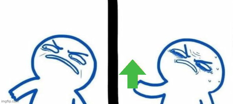 angry upvote | image tagged in angry upvote | made w/ Imgflip meme maker