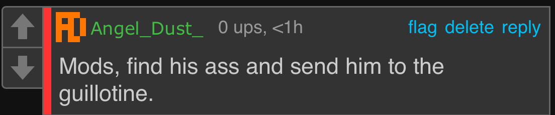 Mods. guillotine. Now. Blank Meme Template