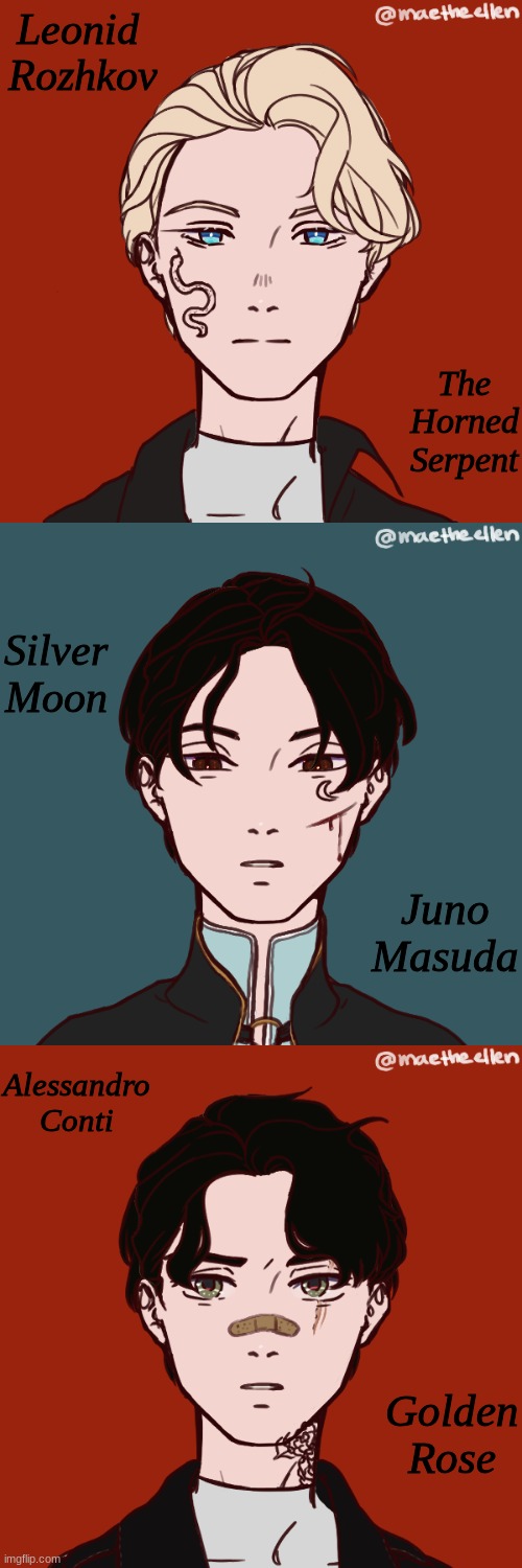 Stuff in comments. Same rules I've always used. | Leonid 
Rozhkov; The Horned Serpent; Silver Moon; Juno Masuda; Alessandro Conti; Golden Rose | made w/ Imgflip meme maker