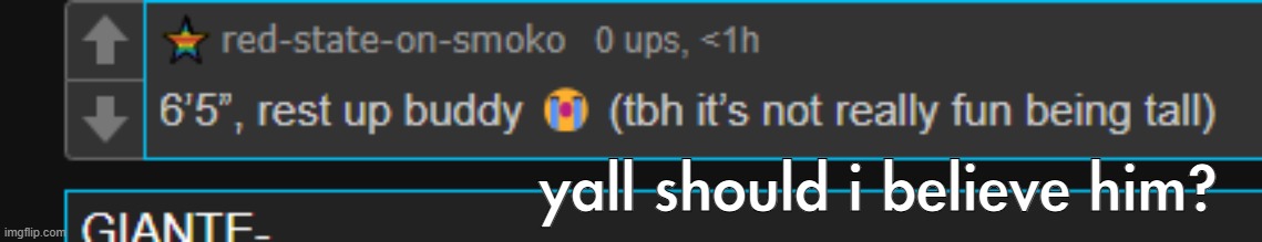 yall should i believe him? | made w/ Imgflip meme maker