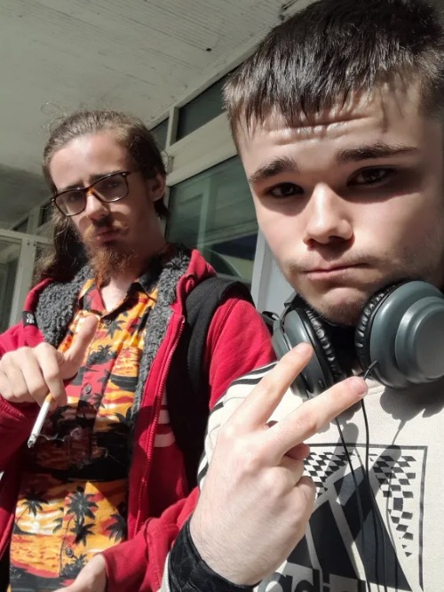 Pic from a while ago of me and my best friend | made w/ Imgflip meme maker