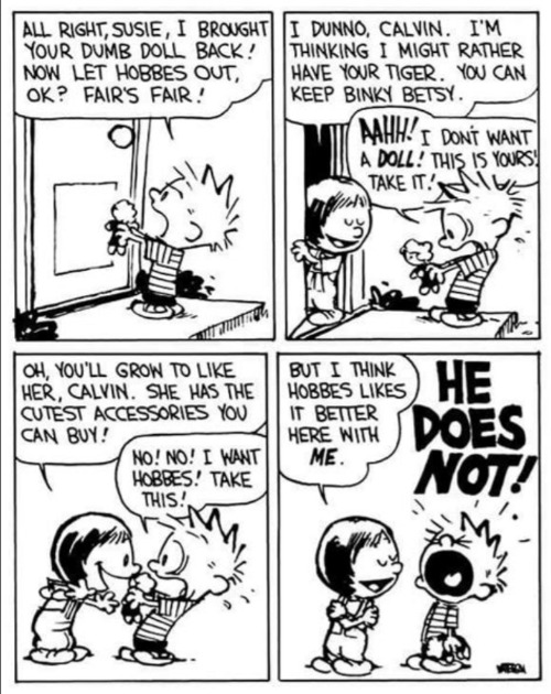 Hobbes is Better Than Anything | image tagged in calvin and hobbes | made w/ Imgflip meme maker