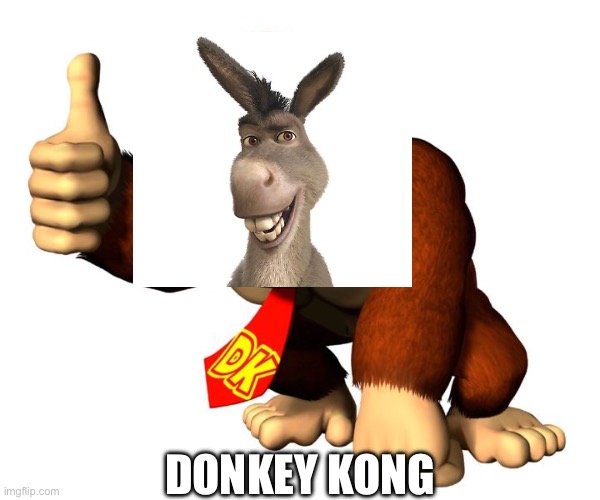 donkey butter | DONKEY KONG | image tagged in donkey butter | made w/ Imgflip meme maker