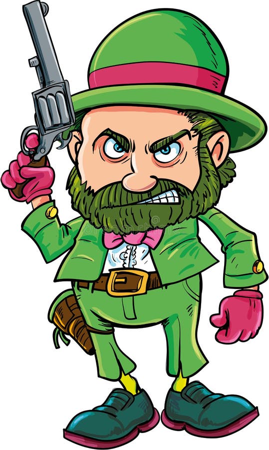 Leprechaun sixgunner Blank Meme Template