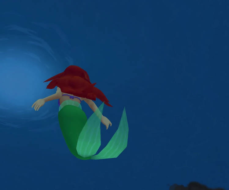 swimming up Blank Meme Template