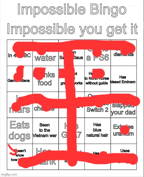 how do you type btw | image tagged in impossible bingo | made w/ Imgflip meme maker