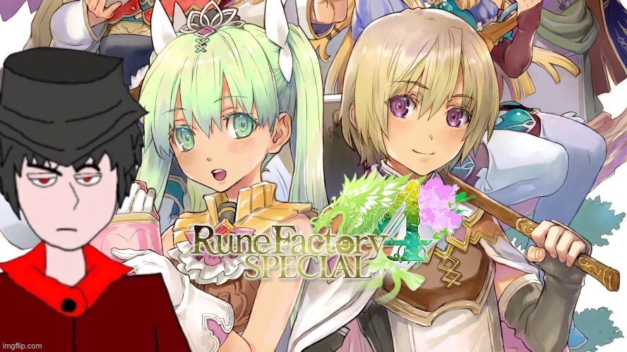 Rune Factory 4 mepios | image tagged in mepios,anime,video game | made w/ Imgflip meme maker