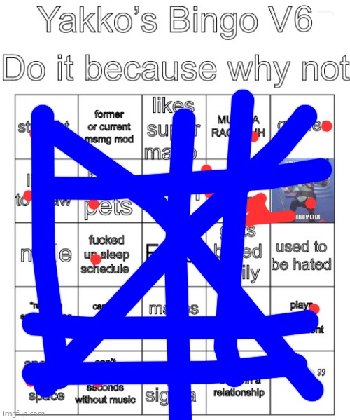 Yakko’s Bingo V6 | image tagged in yakko s bingo v6 | made w/ Imgflip meme maker