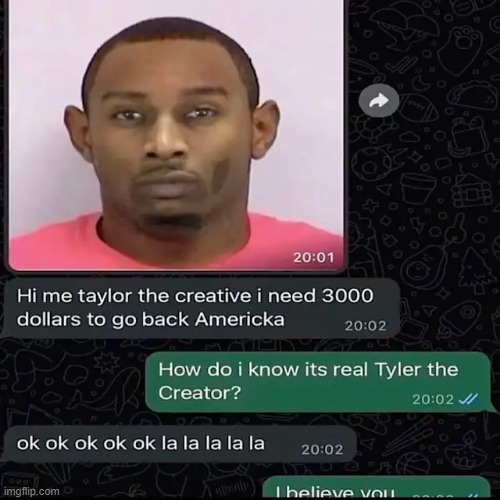 ok ok ok ok ok lah lah lah lah lah | image tagged in tyler the creator,meme,memes,funny,music,whatsapp | made w/ Imgflip meme maker