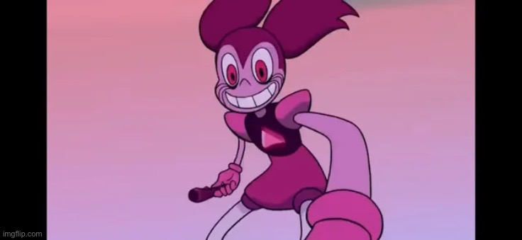 New template once again! | image tagged in spinel staring at you | made w/ Imgflip meme maker