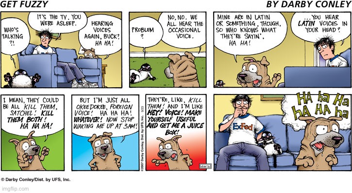 Get Fuzzy | image tagged in comics | made w/ Imgflip meme maker