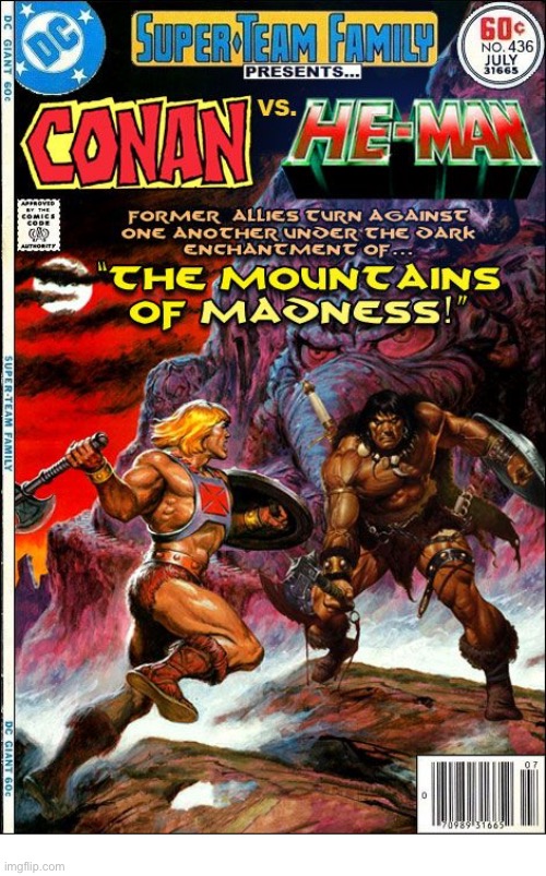 Another mash-up of classic characters… | image tagged in comics | made w/ Imgflip meme maker
