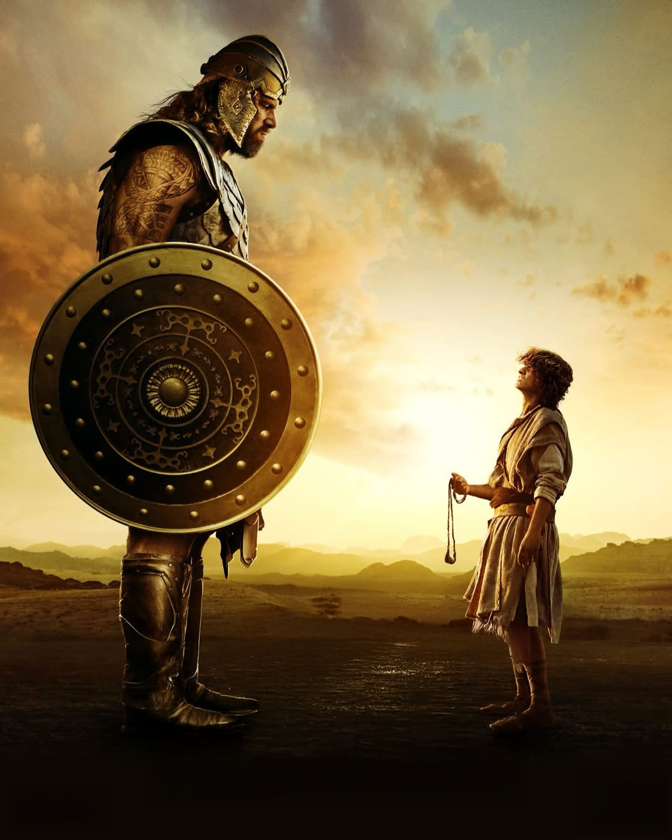 David vs Goliath Blank Meme Template