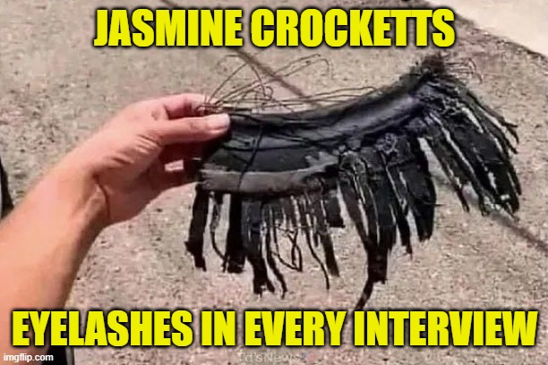 JASMINE CROCKETTS EYELASHES IN EVERY INTERVIEW | made w/ Imgflip meme maker