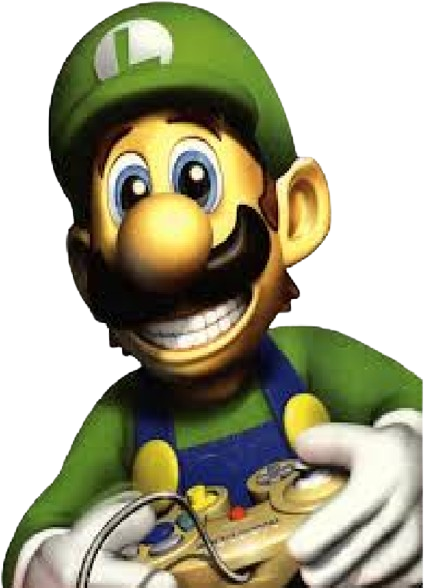 cursed luigi gaming Blank Meme Template