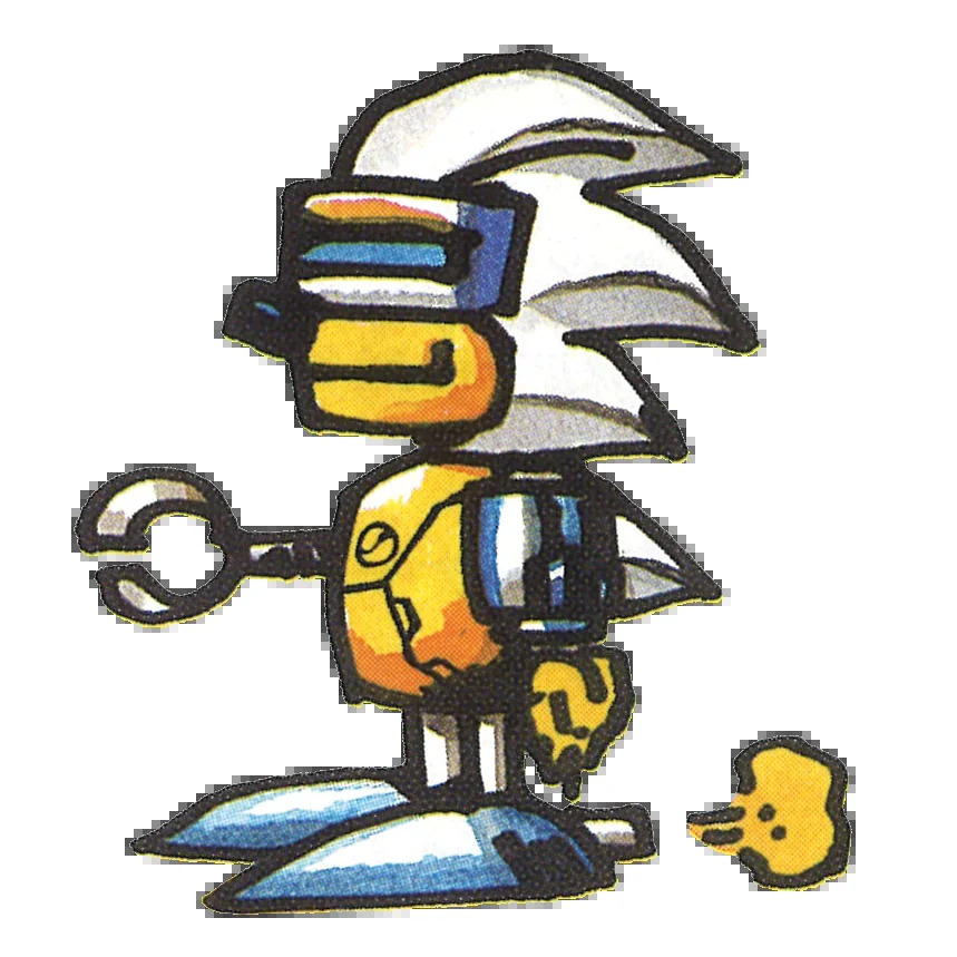 Silver Sonic Blank Meme Template
