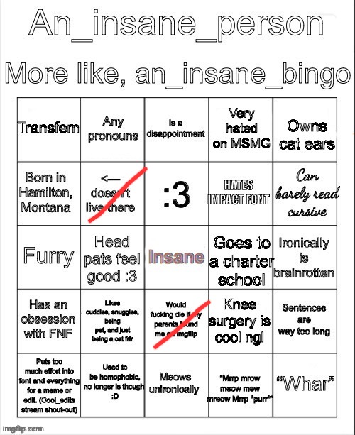 Repost cuz i missed one, still ass | image tagged in an insane bingo new years day 2025 | made w/ Imgflip meme maker