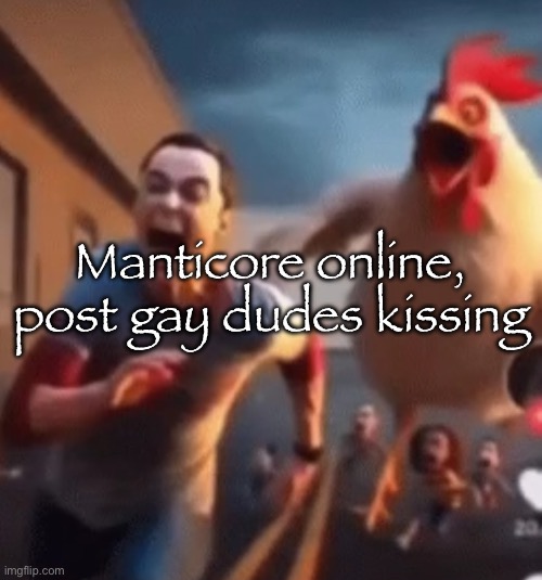 How it feels to ragebait people I don’t like | Manticore online, post gay dudes kissing | image tagged in sheldon cooper | made w/ Imgflip meme maker