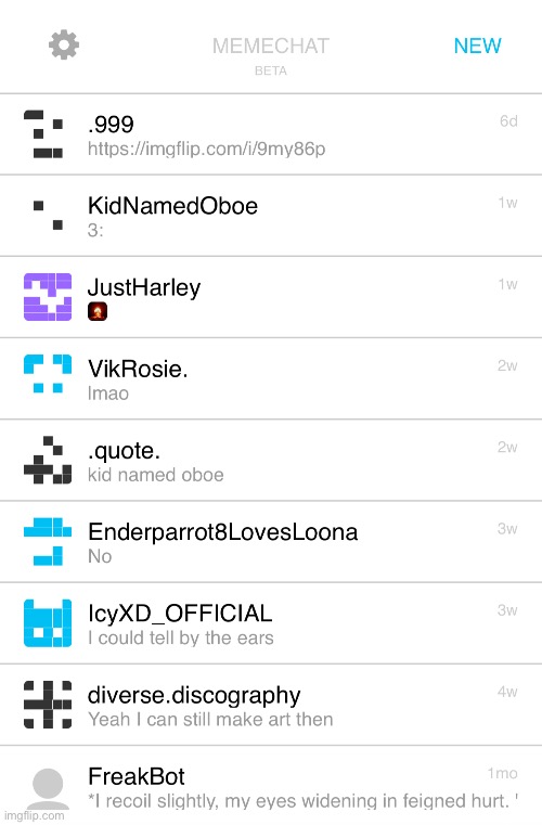 Memechat leak | made w/ Imgflip meme maker