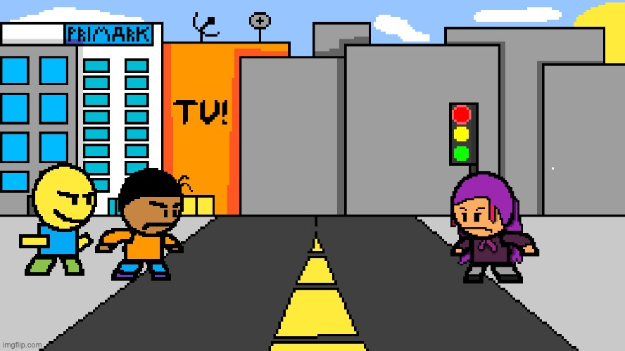 Tokyo fight Blank Meme Template