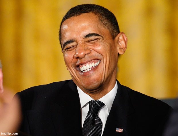 Obama Grinning | image tagged in obama grinning | made w/ Imgflip meme maker