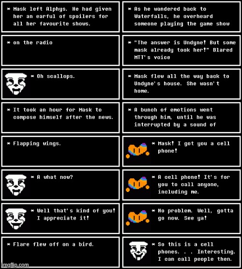 Chapter 17: a little gift from Flare. | made w/ Imgflip meme maker