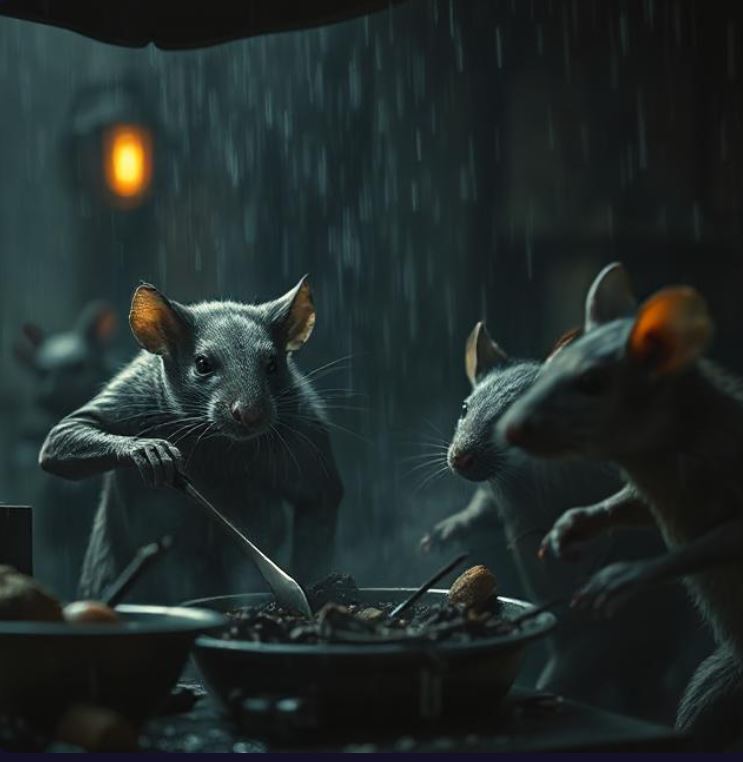 Rats cooking Blank Meme Template