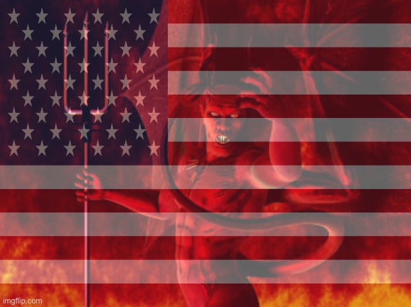 american satan because capitalism is evil | made w/ Imgflip meme maker